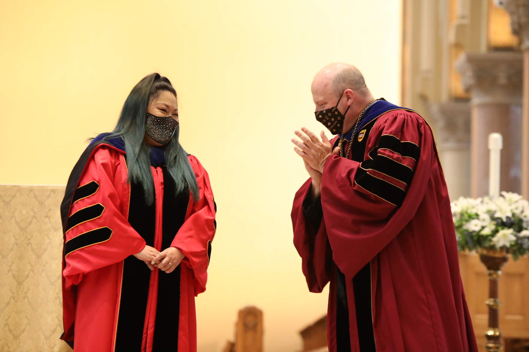 Dr. Daly with Fr. Paul Taylor